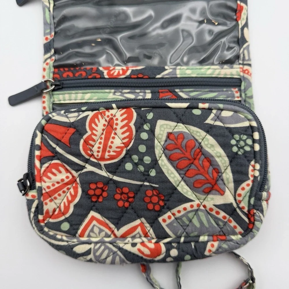 Vera Bradley NOMADIC FLORAL Small Travel Organizer Jewelry Cosmetic Bag
